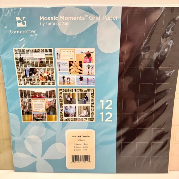 Wish In The Wind Mosaic Moments 3 Page Kits 12x12 Acid-Free Heavyweight Cardstoc - Picture 5 of 16